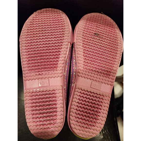 Minnie Mouse Girls Pink & Rainbow Rain Boots - Size 13/1 - Picture 13 of 16